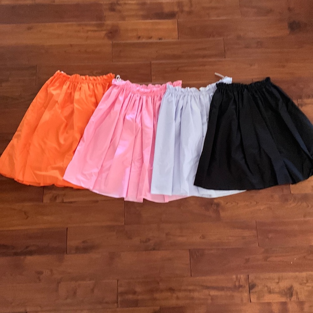 PA'U Hawaiian Skirt Bundle 4 Hand Made 21" length adjustable waist PAHU Practice - Picture 2 of 11